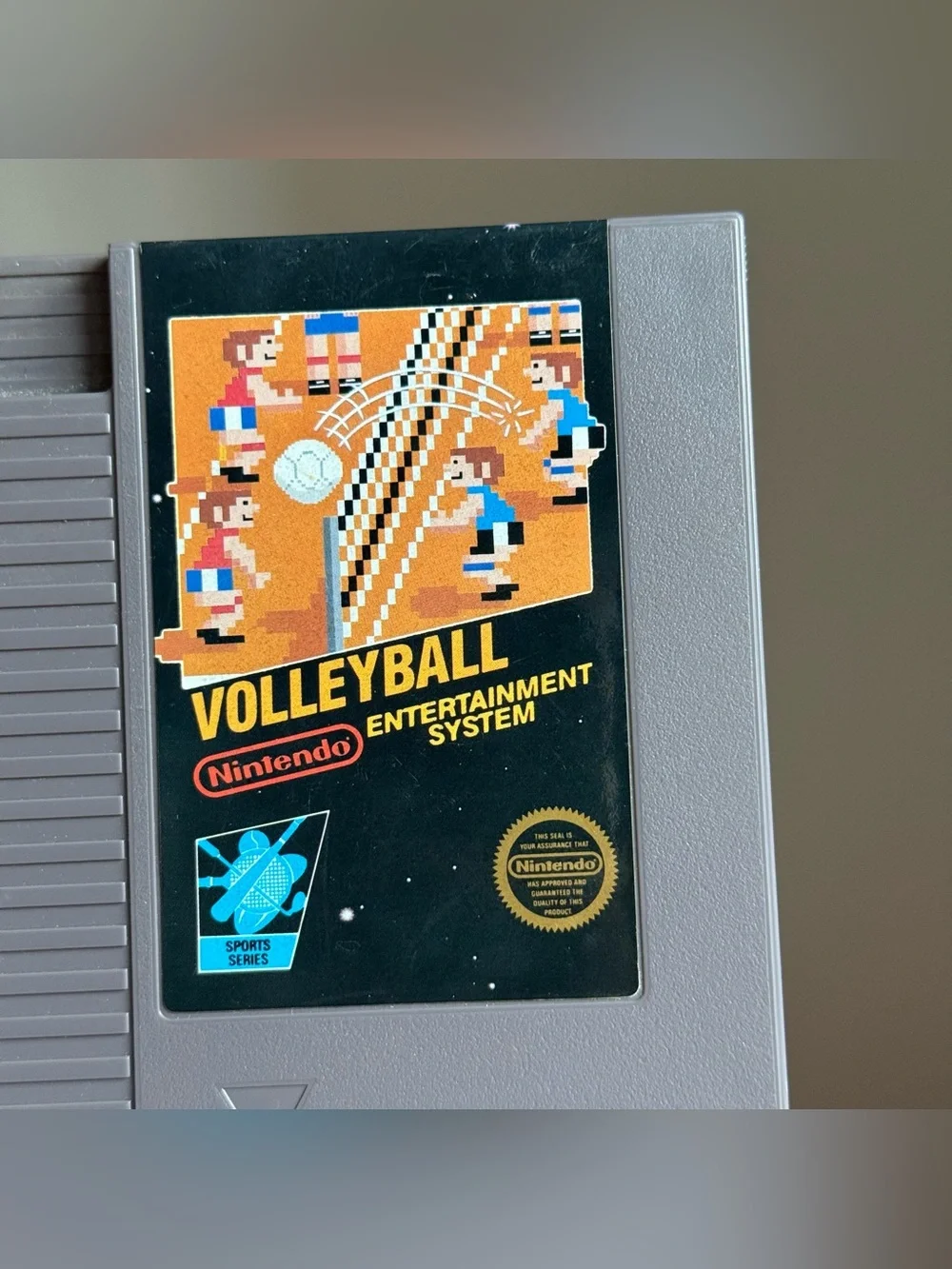 Nintendo Volleyball NES Cartridge Sport series made in Japan